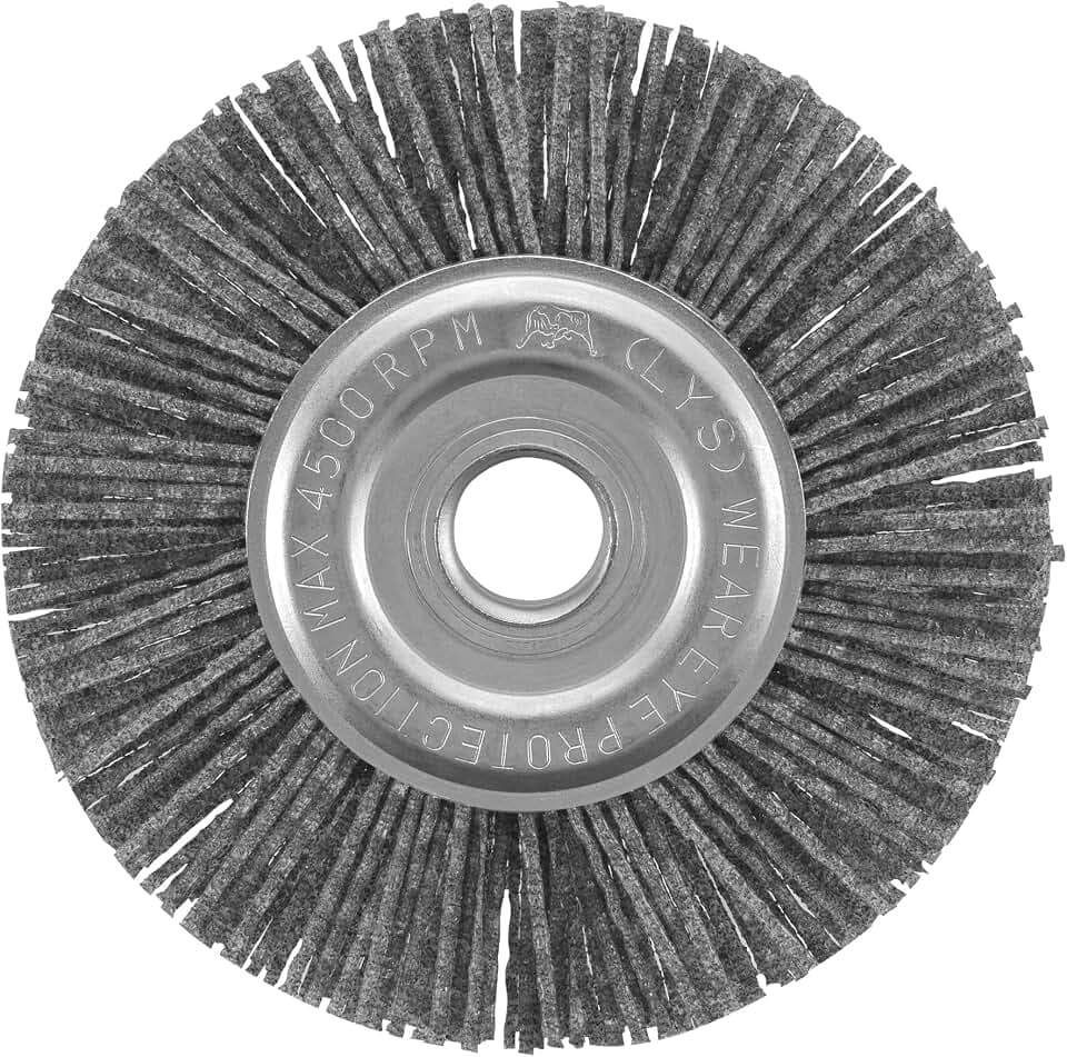 RYOBI Nylonbürste RAC818 (115 mm, schonende Borsten, kompatibel mit RY18PCA-0, einzeln)