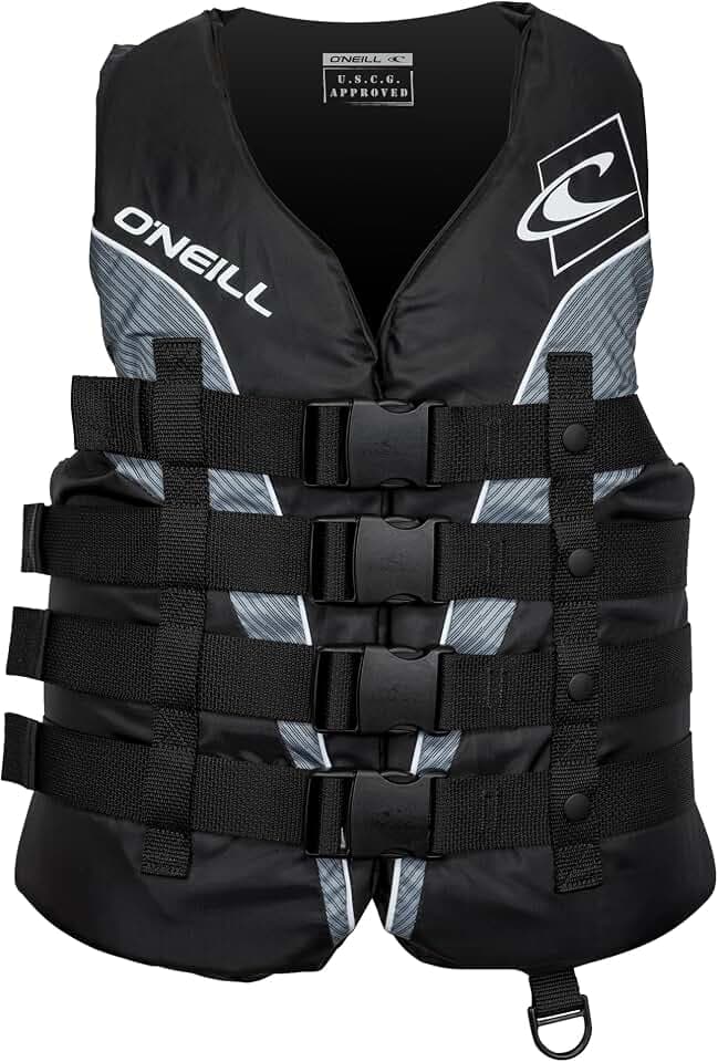 O’Neill Men’s SuperLite USCG Approved Life Vest – Lightweight Men’s Life Jacket for Boating, Wakeboarding, Waterskiing & Your Favorite Water Activities