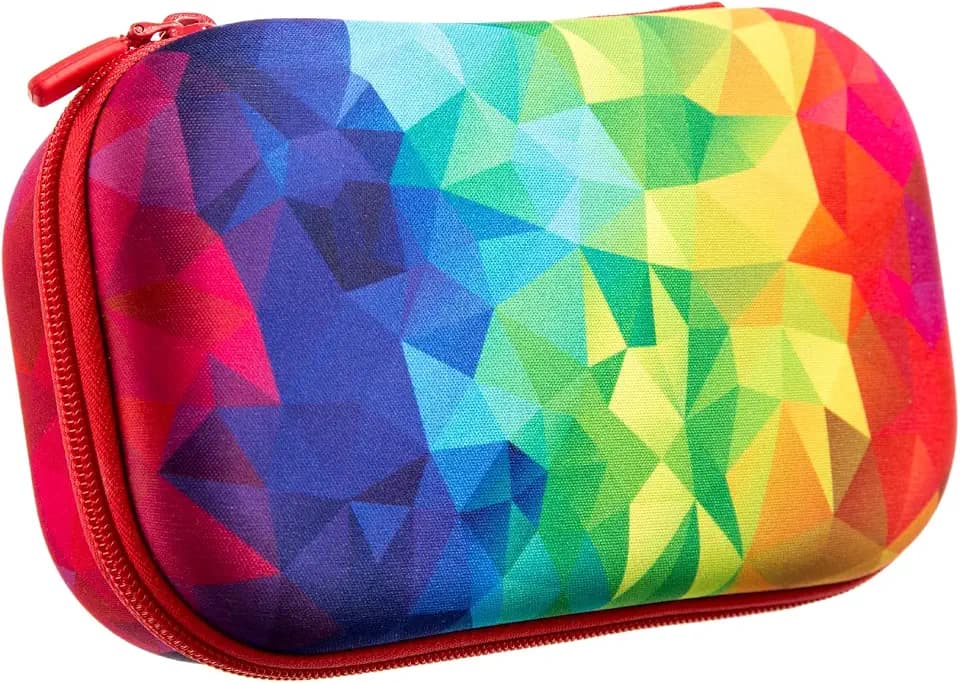 ZIPIT Colorful Pencil Case for Girls, Cute Aesthetic Pencil Box for School