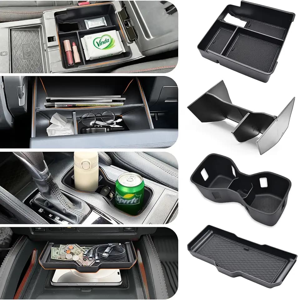 GZSH 4 Set Organizer for Nissan Frontier 2022-2026 (S/SV/Pro-X/Pro-4X/SL)