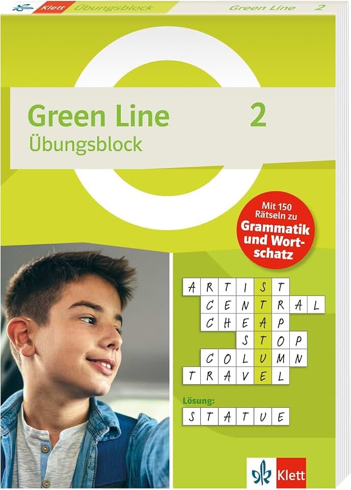 Green Line 2 (ab 2021) Klasse 6 - Übungsblock zum Schulbuch: 150 Rätsel zu Grammatik und Wortschatz (Green Line. Ausgabe ab 2021)