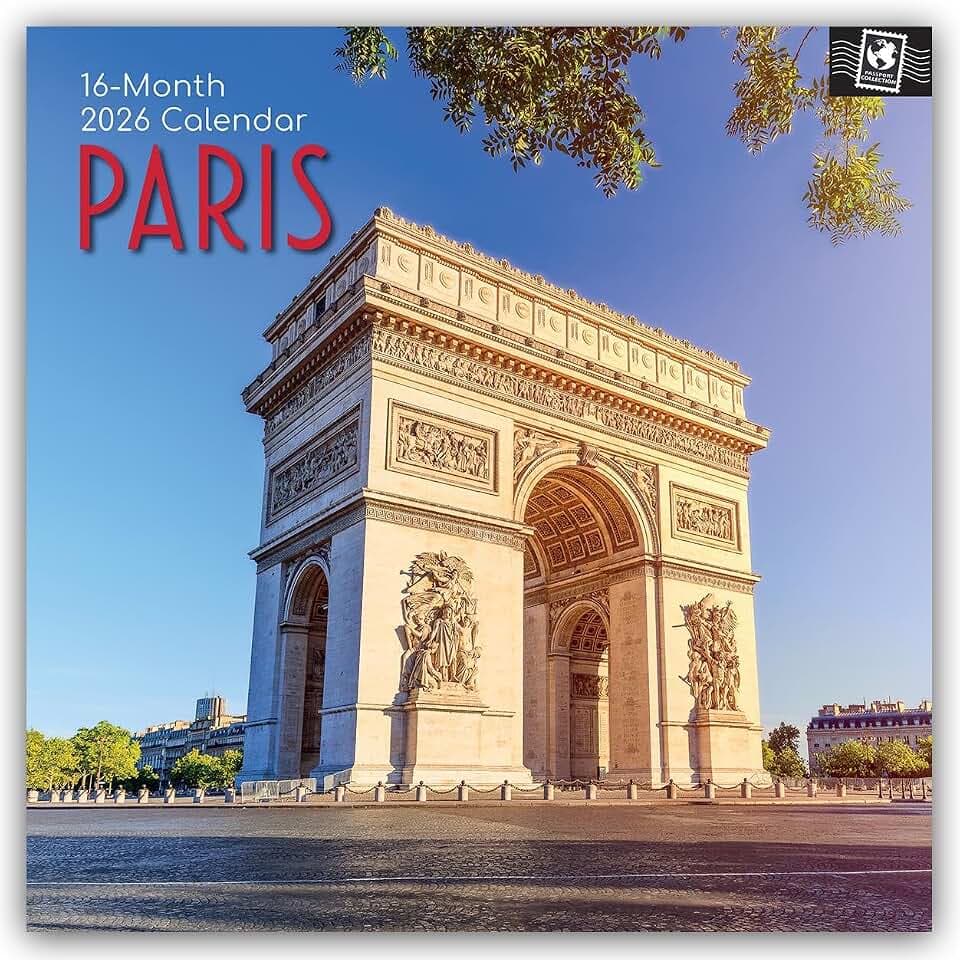Paris 2026 – 16-Monatskalender: Original Gifted Stationery-Kalender [Kalender] (Wall-Kalender)