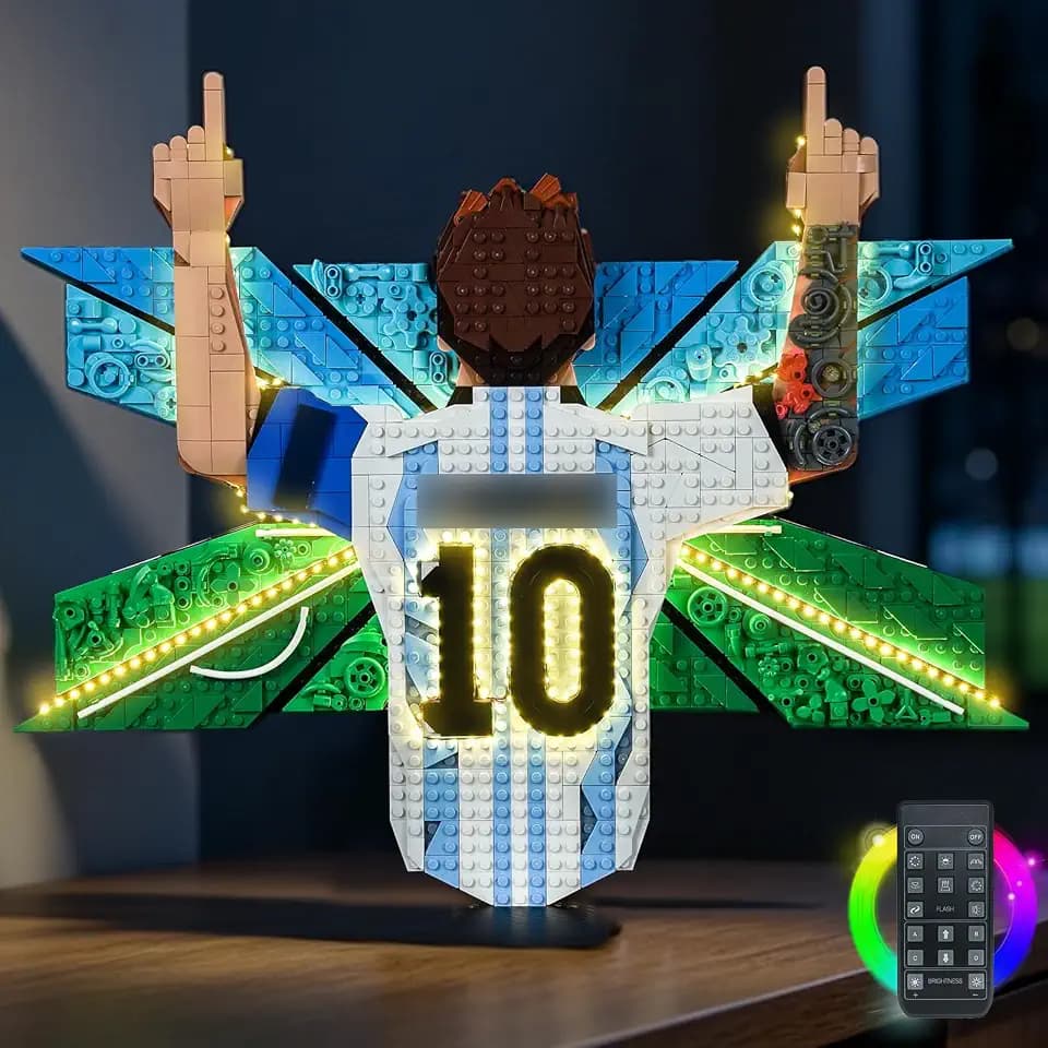 LED Lighting Compatible with LEGO 43018 Editions Lionel Messi Celebration - JUST Lights,RC Light Kit Compatible with LEGO 43018,NOT Included The Model