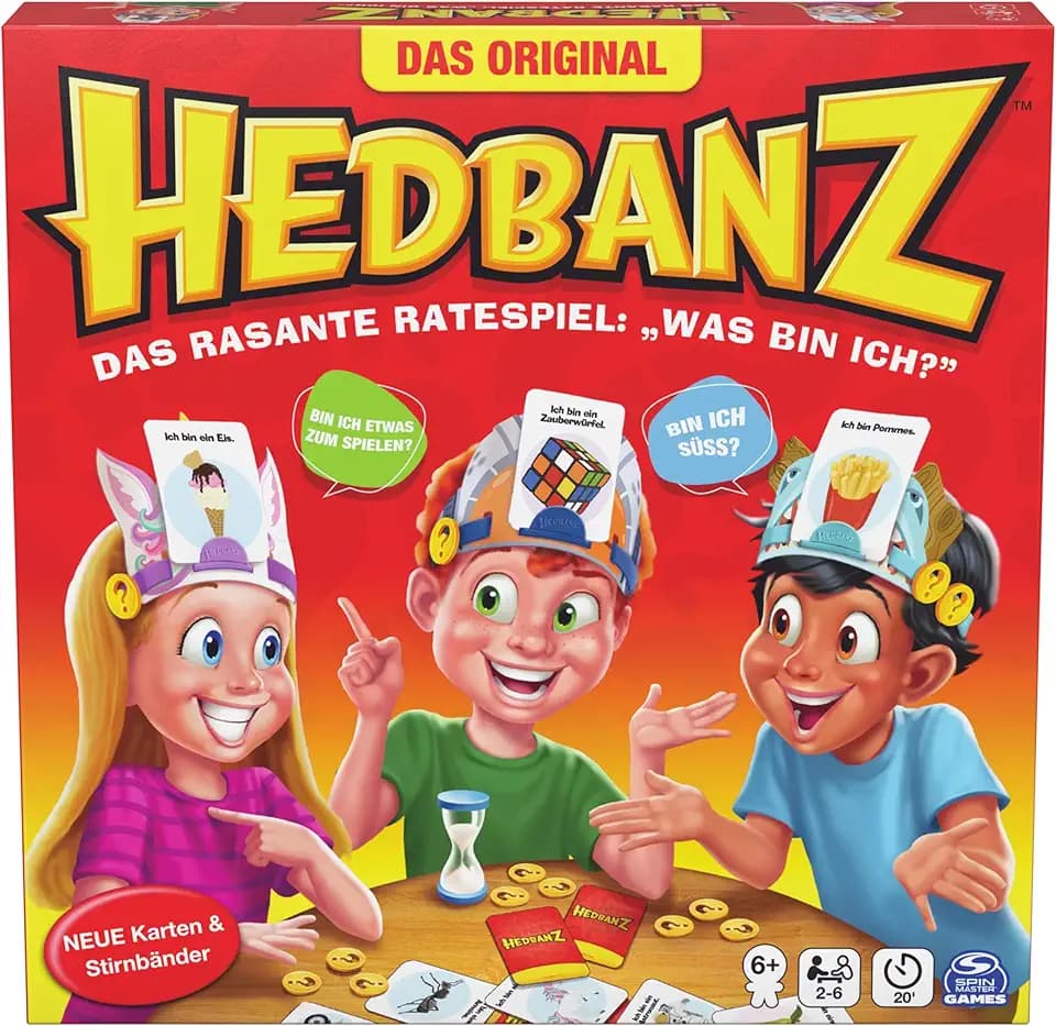 Spin Master Games Hedbanz Wer Bin ich? Ratespiel, ab 6 Jahren