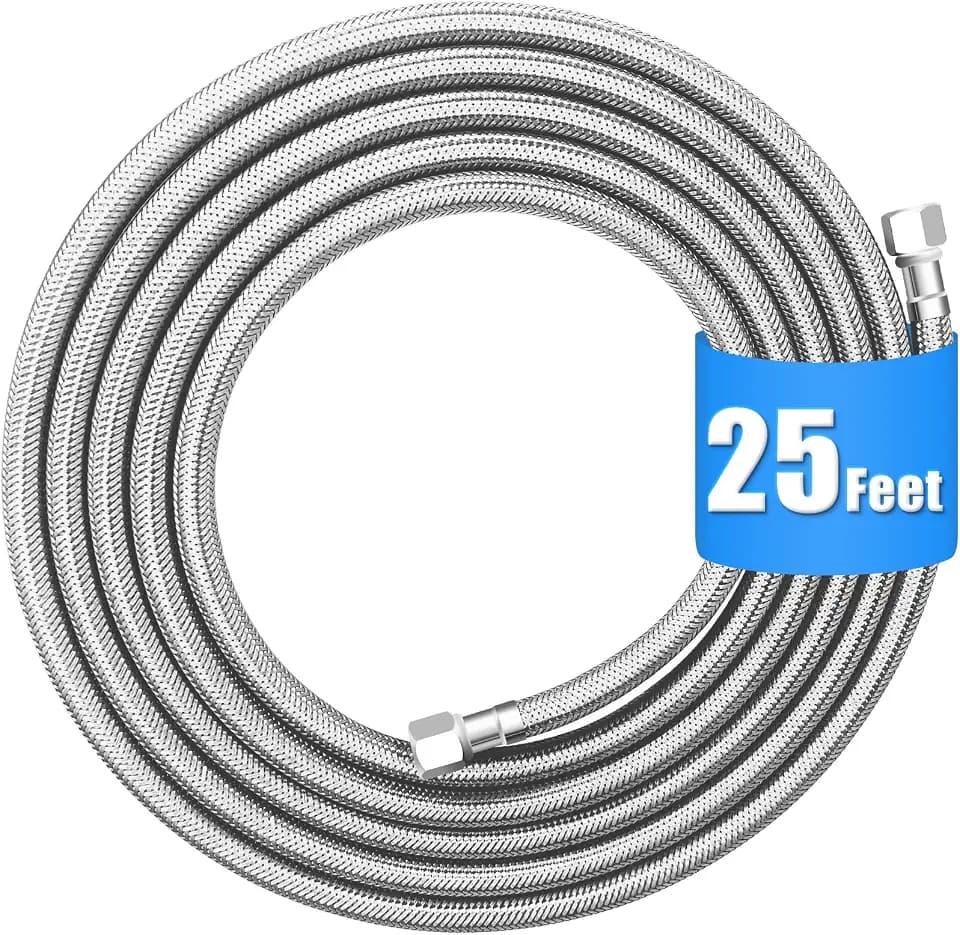 Refrigerator Water Line - 25FT,Foodgrade PEX Inner Hose for Fridge IceMaker