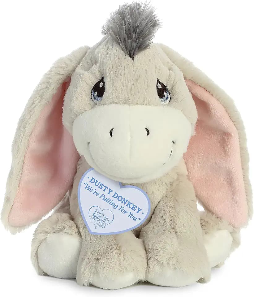 Aurora Precious Moments 7.5" Dusty Donkey Adorable Plush