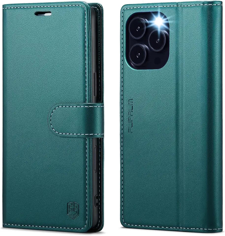 FLIPALM Wallet Case for iPhone 16 Pro Max 6.9'', Green