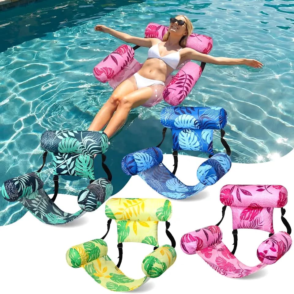 Blueweenly 4 Pack Pool Floats Chairs