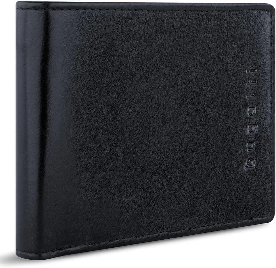 bugatti Romano RFID Wallet with Flap 8CC Black