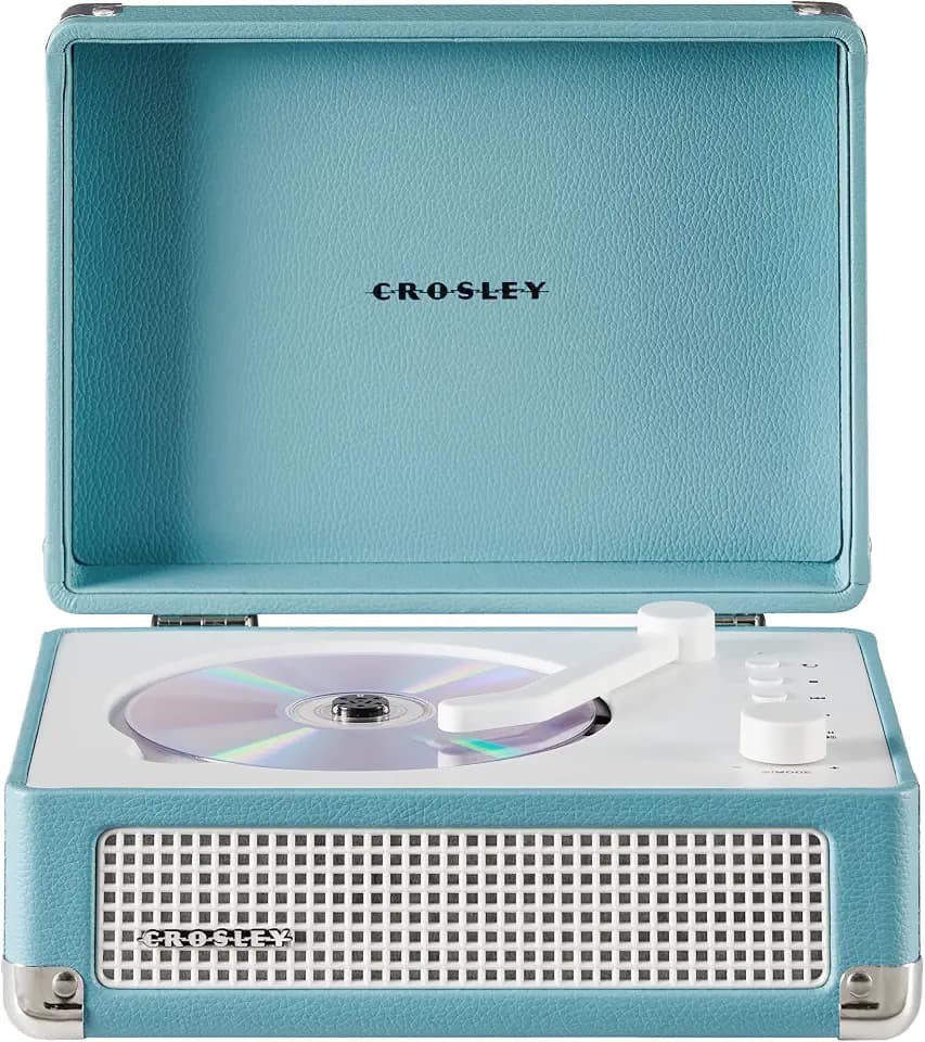 Crosley CR3505A-TU Cruiser CD Player, Turquoise