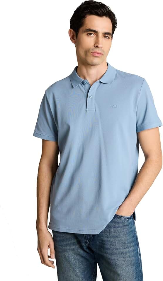 TOM TAILOR Herren Basic Piqué Poloshirt