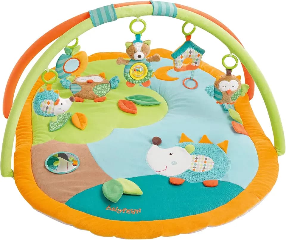 Fehn 3-D Activity-Decke Sleeping Forest – Spielbogen & Anhänger für Babys