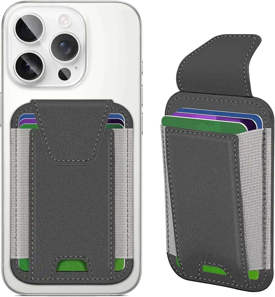 Miroddi for MagSafe Wallet with Privacy Flap, Strongest Magnetic Wallet