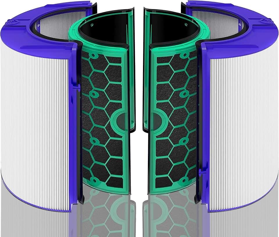 TP04 HP04 DP04 Ersatzfilter für Dyson Pure Cool und Purifier Kühlluftreiniger HP04 TP04 TP05 DP05, H13 Grade True HEPA-Filter und Aktivkohlefilter