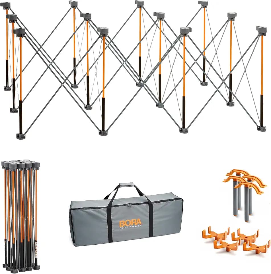 BORA Centipede Folding Work Table 4x6 ft Portable Workbench for Garage