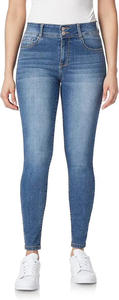 WallFlower Women's Luscious Curvy Flirty Skinny Jeans, Sizes 0-24