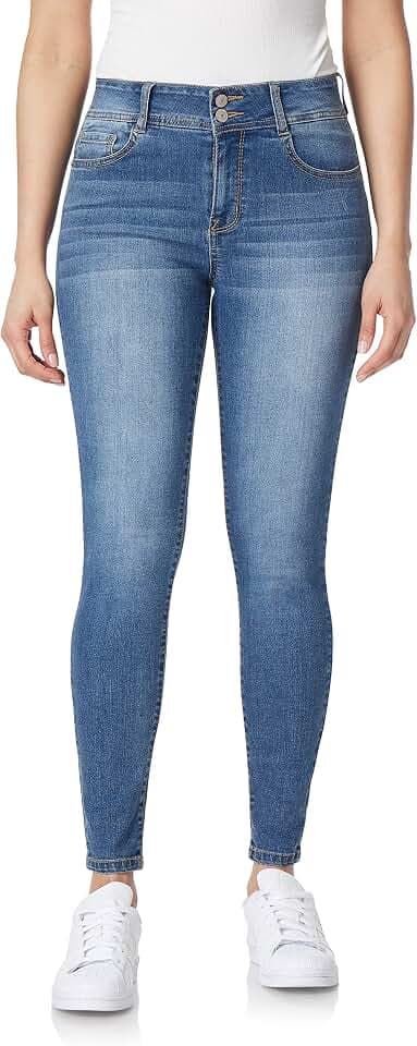 WallFlower Women's Luscious Curvy Flirty Skinny Jeans, Sizes 0-24