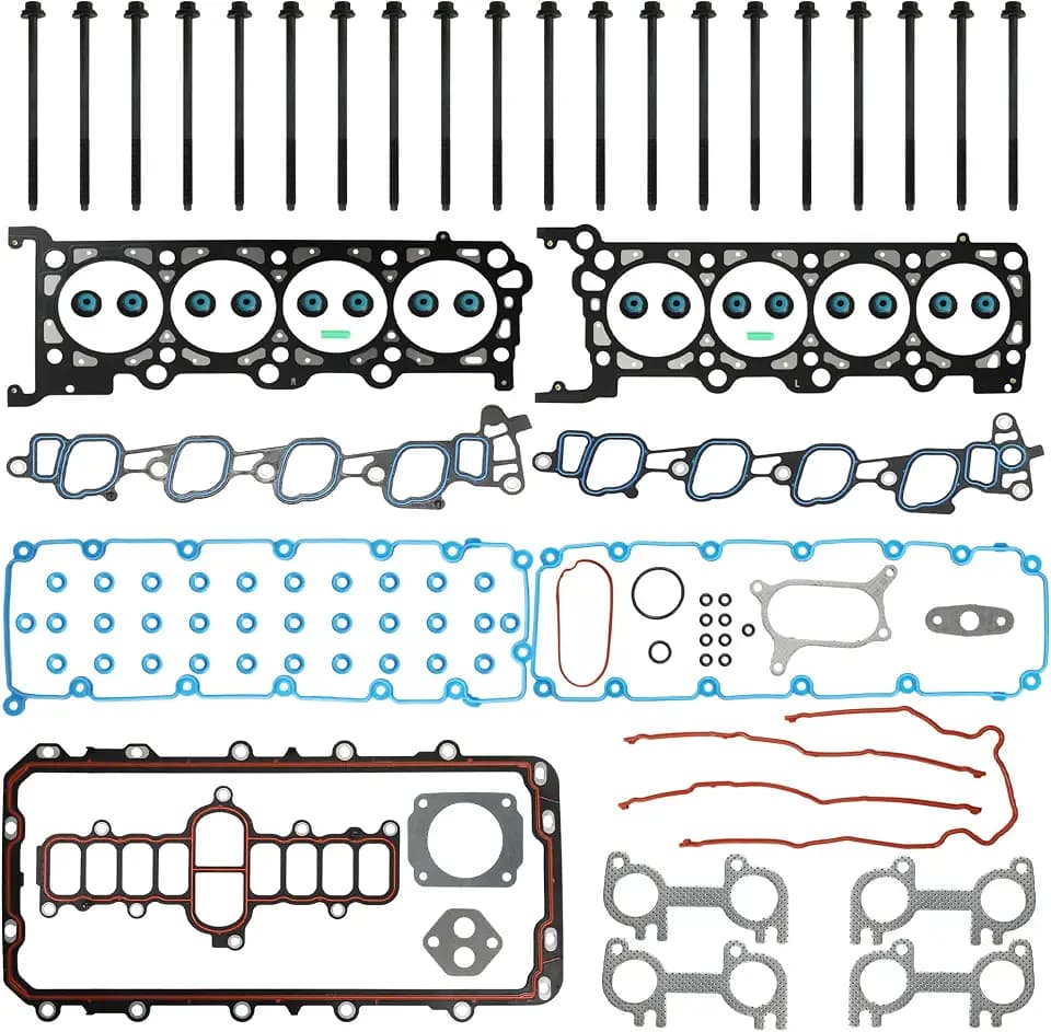 Cylinder Head Gasket Set Full Gasket Set Bolts Fit For Ford 2V 5.4L 2000-04