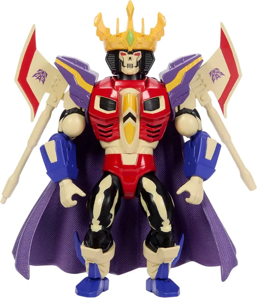 Masters Of The Universe Origins & Transformers Starscream Armor Scare Glow Action Figure, MOTU Toy