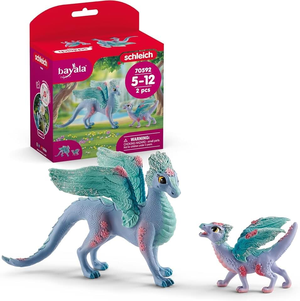 schleich BAYALA | Blütendrache und Babydrache 70592 | ab 5 Jahren | 2 Teile
