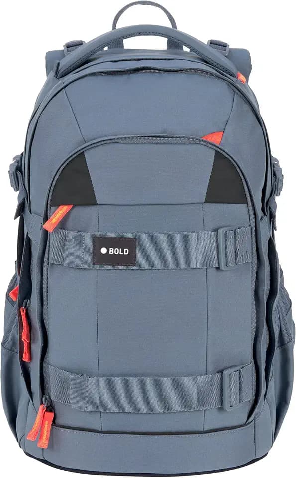 BOLD Lässig Ergonomischer Schulrucksack 30L Blue