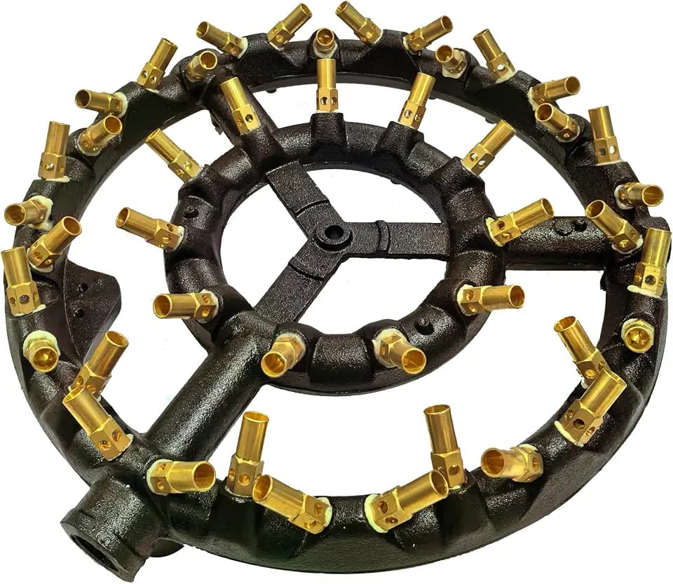 Propane Jet Burner Head with 44 Tips for Outdoor Camping Turkey Frying