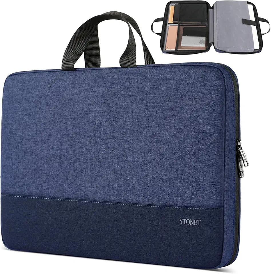 Ytonet Laptop Sleeve Case 16 Inch 15.6 Inch, Slim Laptop Cover with Handle