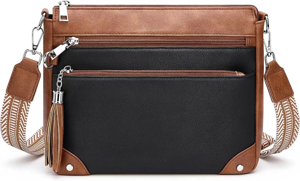 Anti Theft Crossbody Purse for Women RFID Shoulder Bag Travel