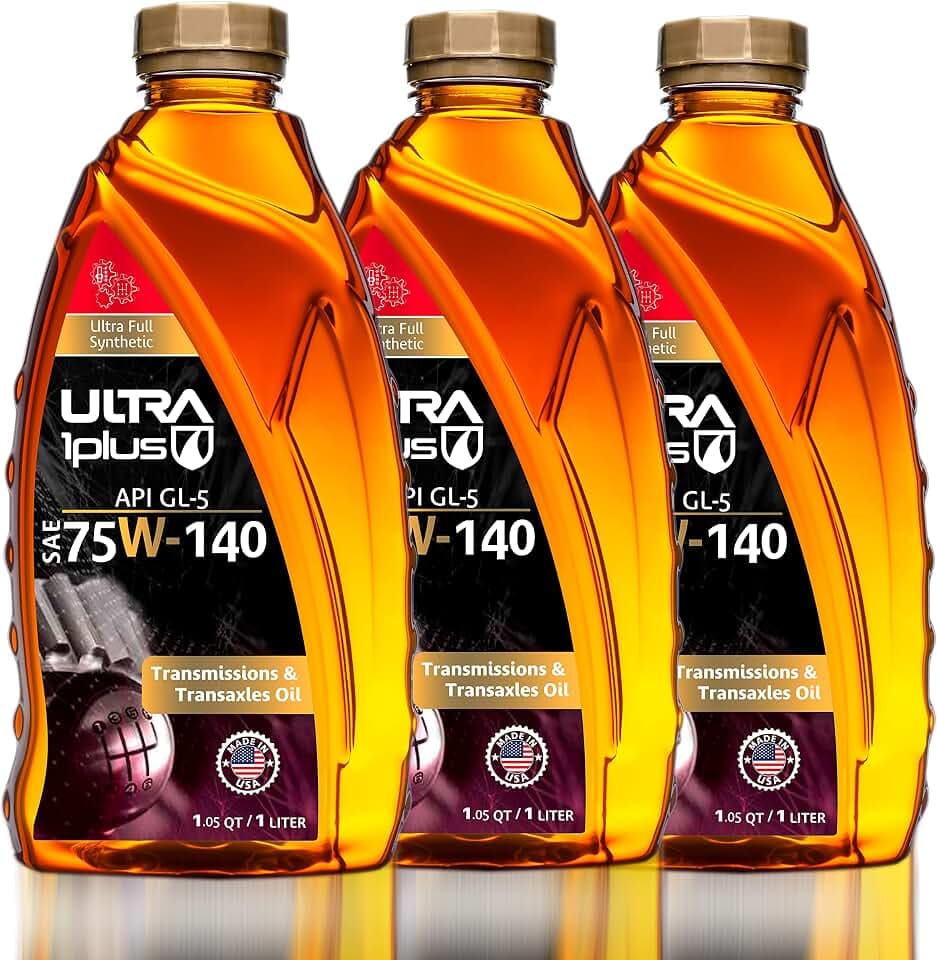 SAE 75W-140 Synthetic Gear Oil API GL-5 3 Quarts