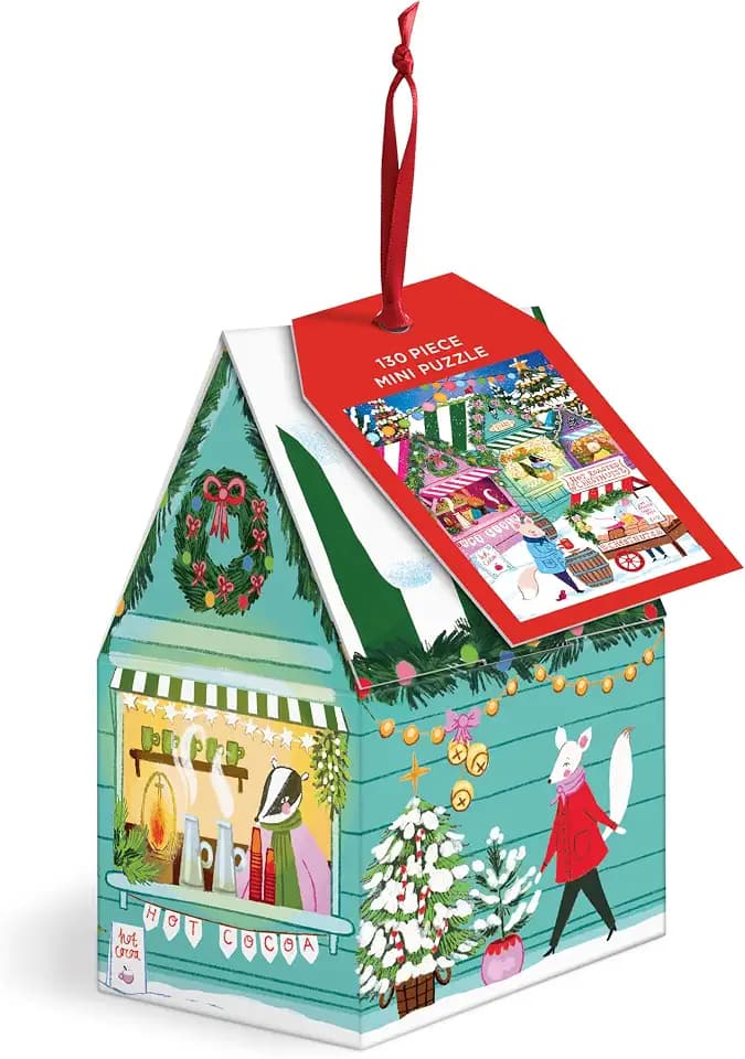 Galison - Holiday Market Ornament Puzzles for Adults