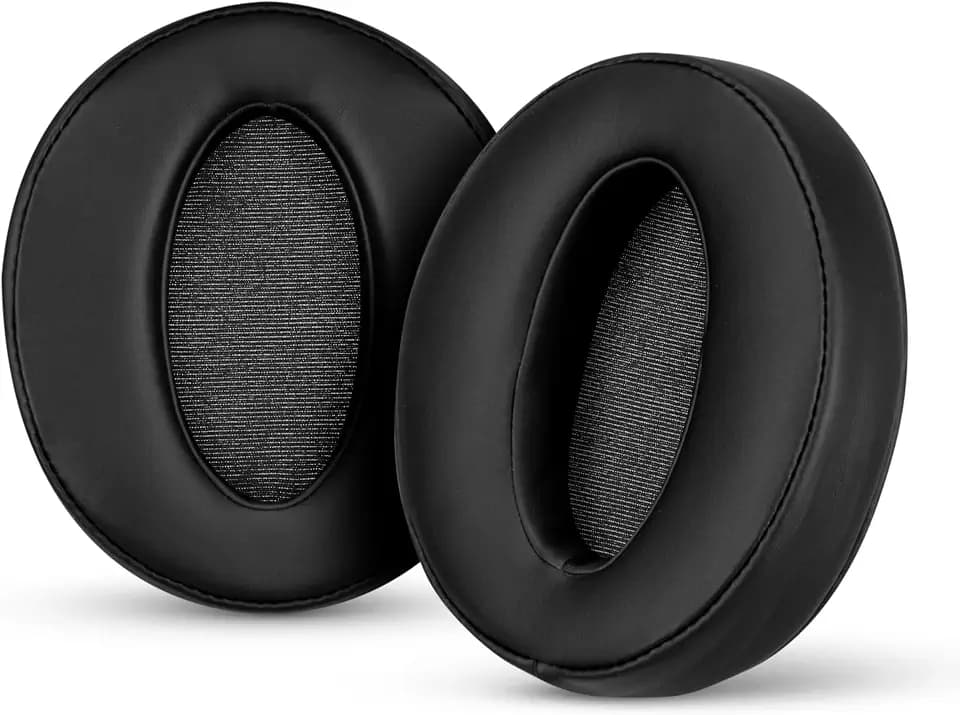 Replacement Earpads for Sennheiser HD4.50BT HD4.50BTNC HD450BT HD4.50SE HD4.40BT HD4.30G HD4.20S HD458BT HD450 HD400S HD 350BT. Soft PU Leather + Memory Foam for Extra Comfort - Brainwavz (Black)