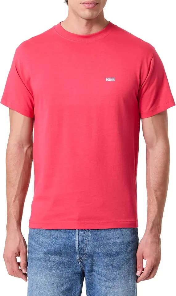 Vans Herren Logo-T-Shirt Für Die Linke Brust, Black