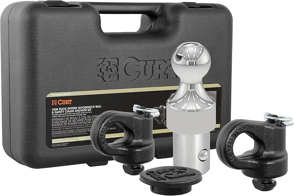 CURT 60639 OEM Puck Gooseneck Hitch Kit for Chevy, Ford, GMC, Nissan