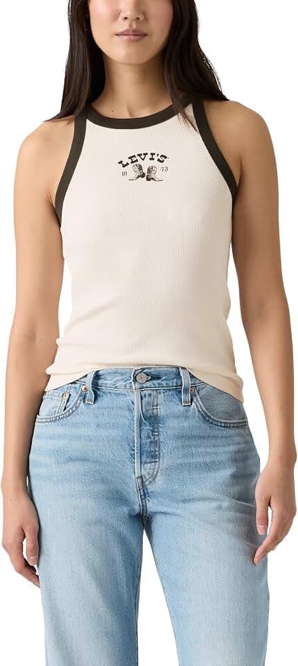 Levi's Damen Gr Essential Racer Tank T-Shirt (1er Pack)