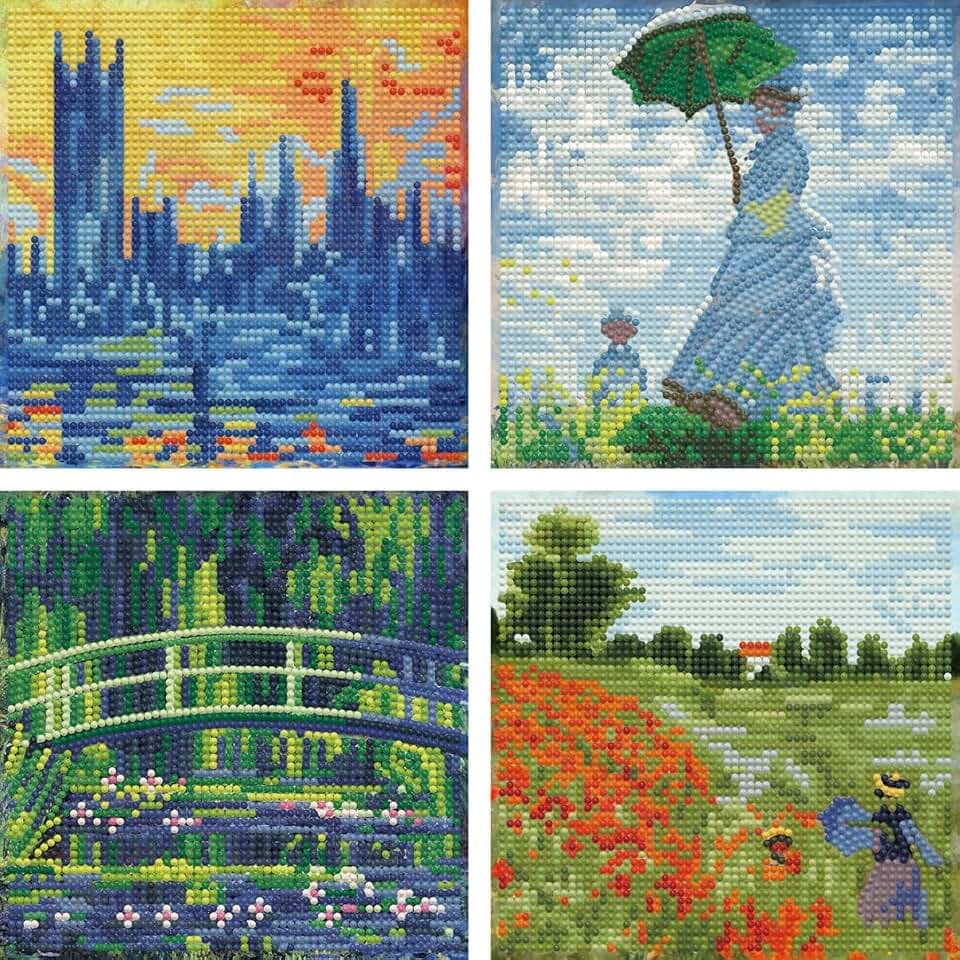 DIAMOND DOTZ 2594544 Original 5D Diamond Painting Mini Dotz Set, Monet