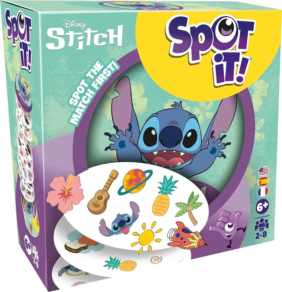 Asmodee Spot It! Stitch Card Game