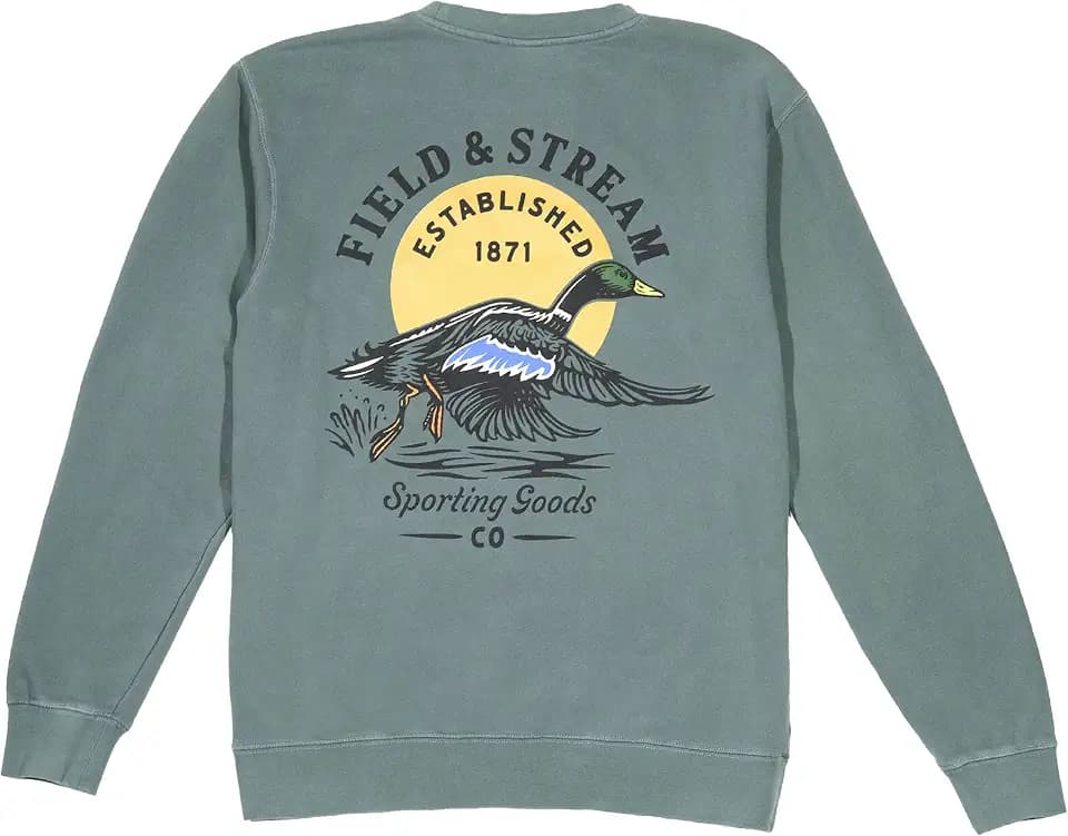 Field & Stream Fleece Graphic Crewneck Sweatshirt