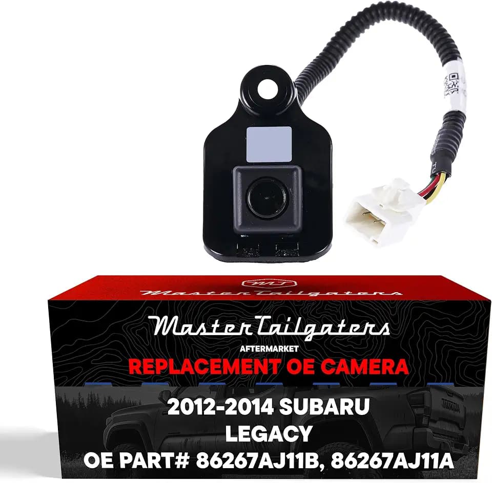 Master Tailgaters Replacement for Subaru Legacy (2012-2014) Backup Camera OE Part # 86267AJ11B, 86267AJ11A