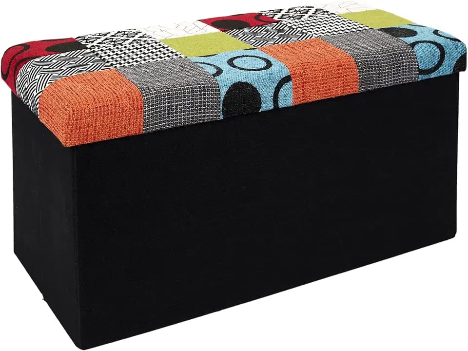 HOME DECO FACTORY 2er-Set Barhocker Industrial Holz und Metall Schwarz