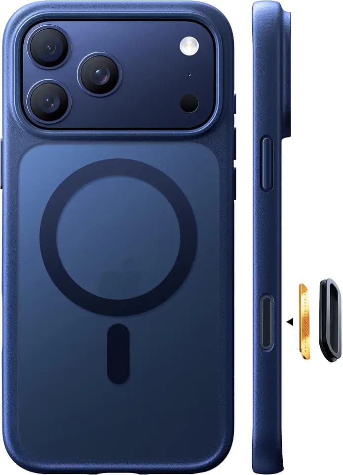 TORRAS Guardian-Mag für iPhone 17 Pro Hülle für MagSafe 17 Pro Case, Blau