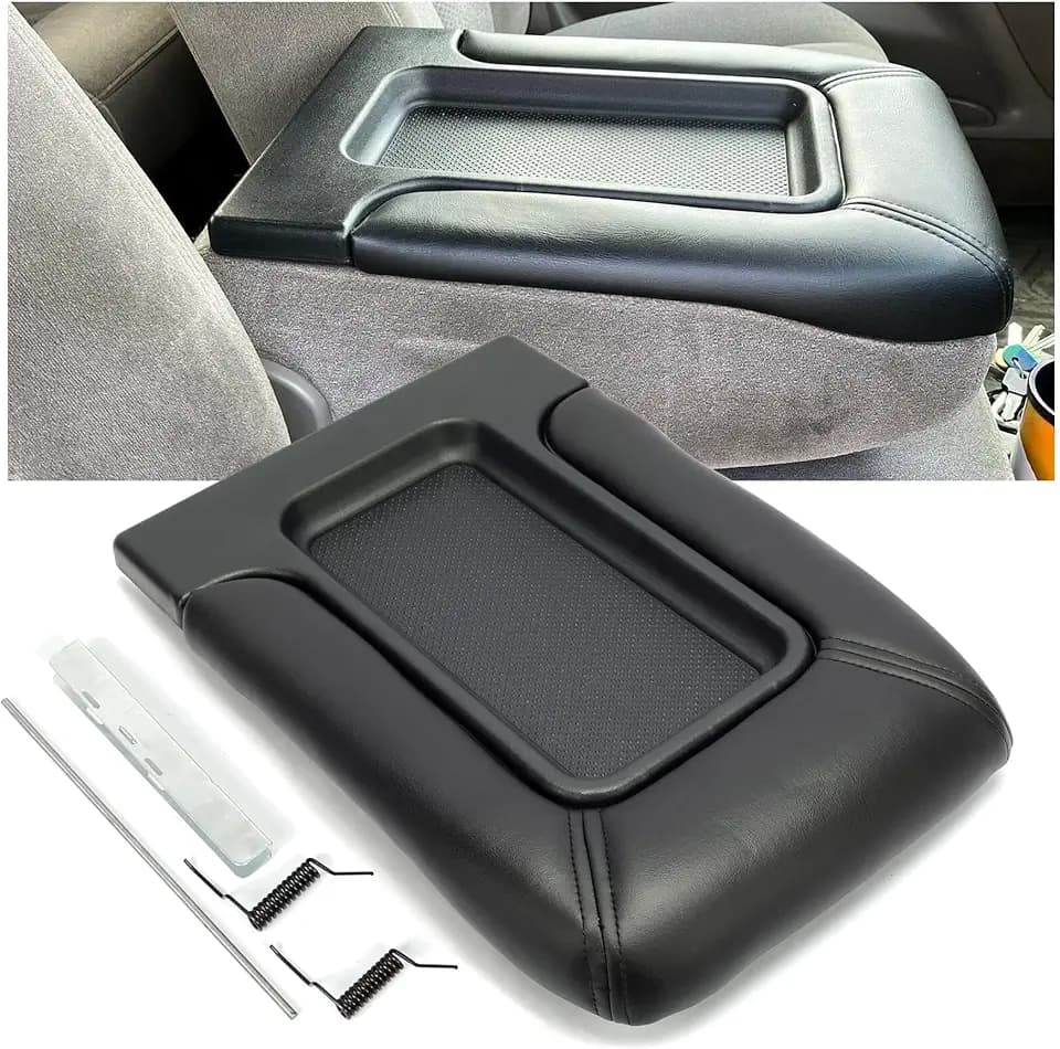 ECOTRIC Center Console Lid Compatible with 99-07 Silverado Tahoe Avalanche