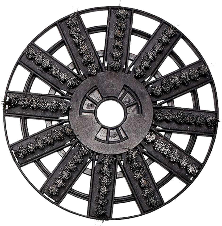kwb by Einhell Stahl Schleifbürste Wandbearbeitungssystem-Zubehör (Ø 180 mm, geeinet um Beton zu bearbeiten oder Tapetenreste zu entfernen, passend für Wandbearbeitungssystem TE-DW 180)