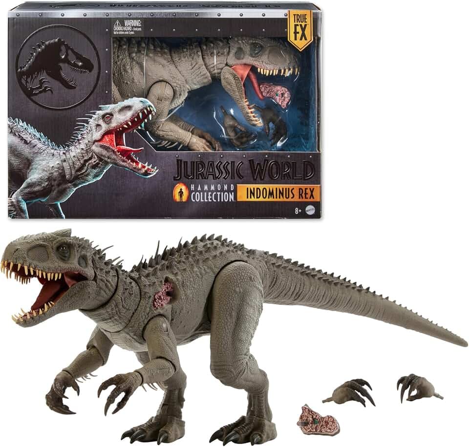 Mattel Jurassic World Hammond Collection Indominus Rex Dinosaurierfigur