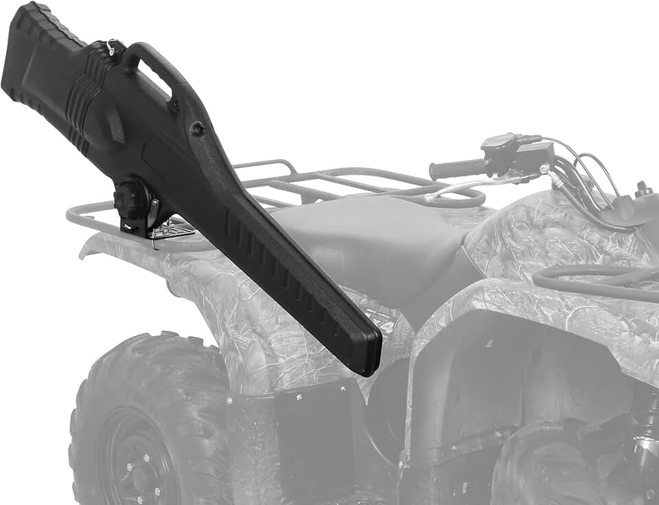 Black Boar UTV/ATV Gun Case - Features Integrated Carry-Handle & Affixed Soft-Sided Inner Liner - Stores & Protects Most Rifles - Includes Mounting Hardware (66012)