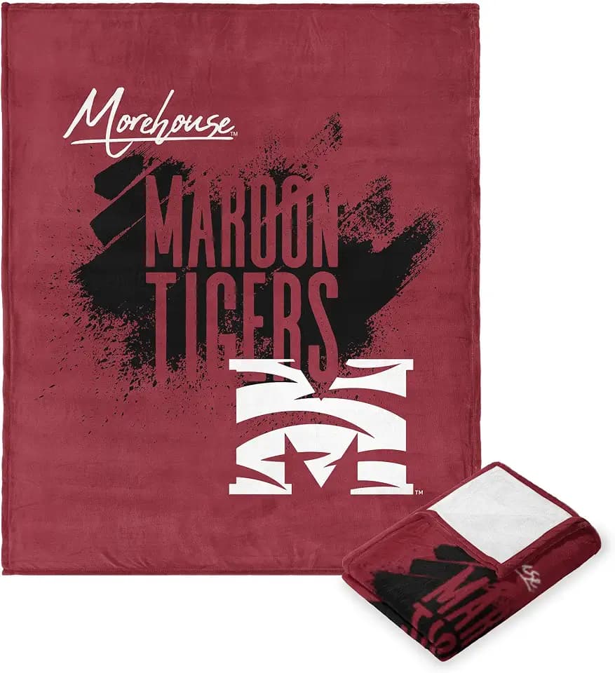 NORTHWEST NCAA Morehouse, Tradition, Silk Touch Throw Blanket, 50 x 60 Inches