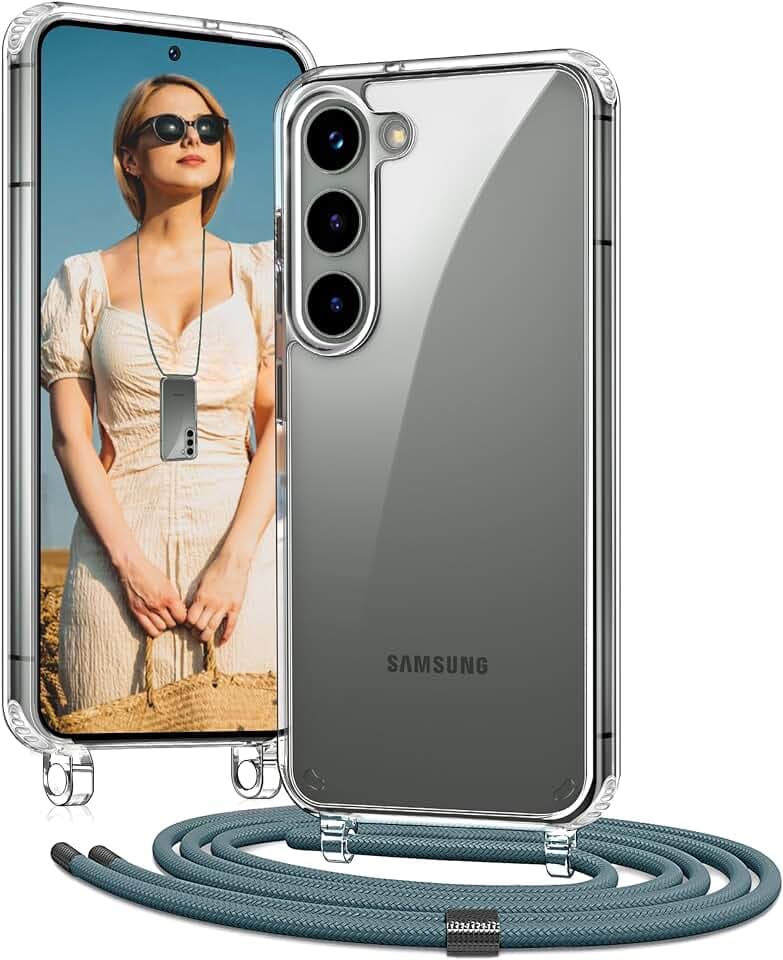 Handykette für Samsung Galaxy S25 5G Hülle mit Band, Grün