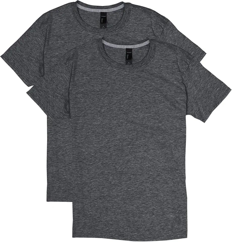 Hanes Men's X-Temp Performance T-Shirt Pack, Cotton Blend Moisture-Wicking Tees for Men, 2-Pack