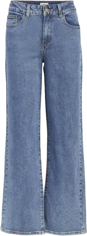 Object Damen Jeans Objmarina Mw Denim Jeans Noos