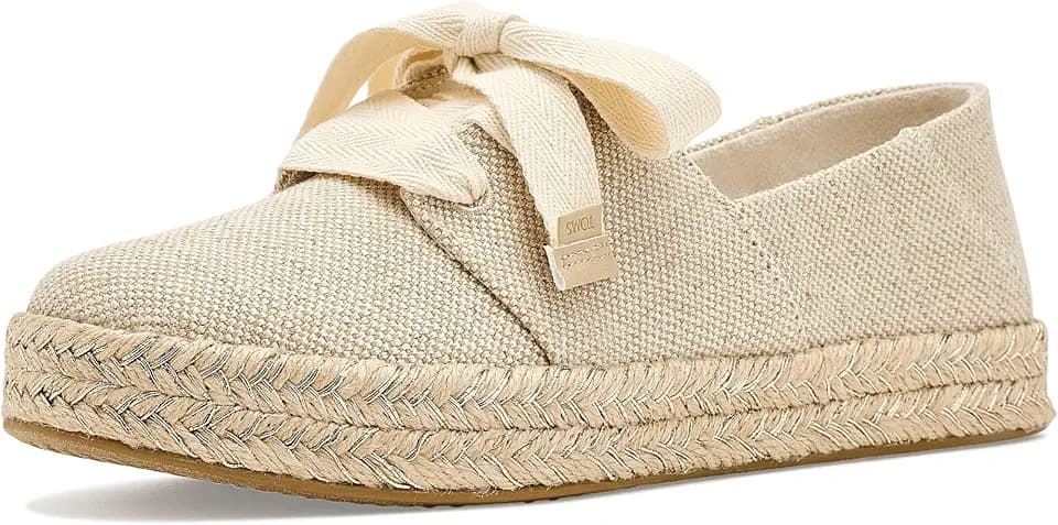 TOMS Women's Carolina Lace-Up Espadrille