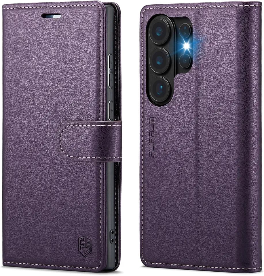 FLIPALM Wallet Case for Samsung Galaxy S26 Ultra 6.9", Purple